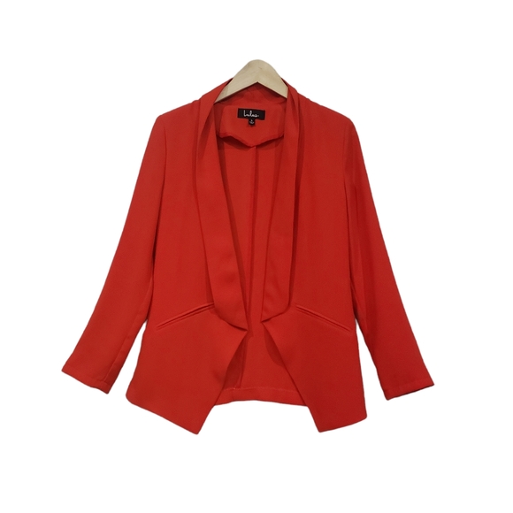 Miss Punctuality Red Lightweight Blazer - Picture 3 of 11